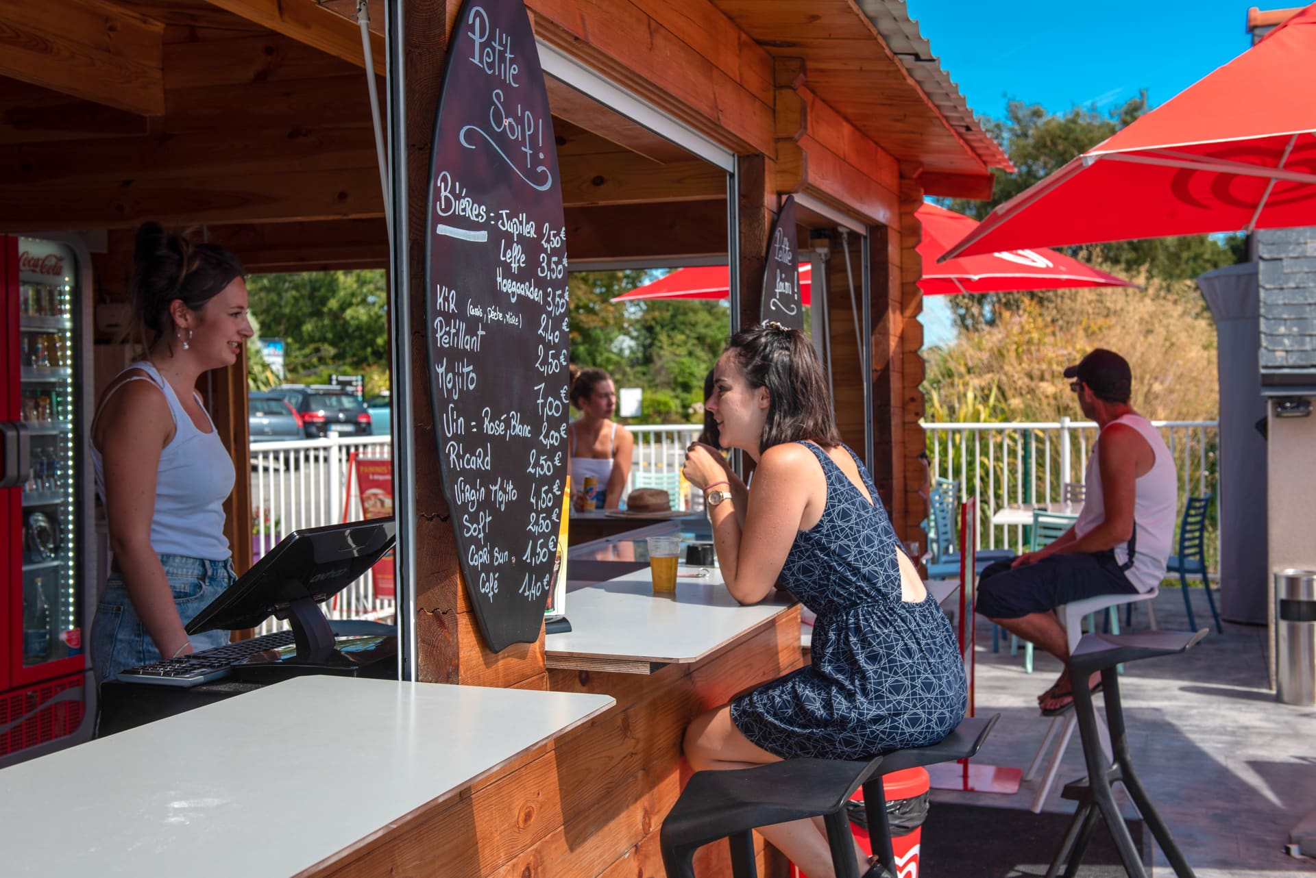 bar du camping foret fouesnant finistere sud