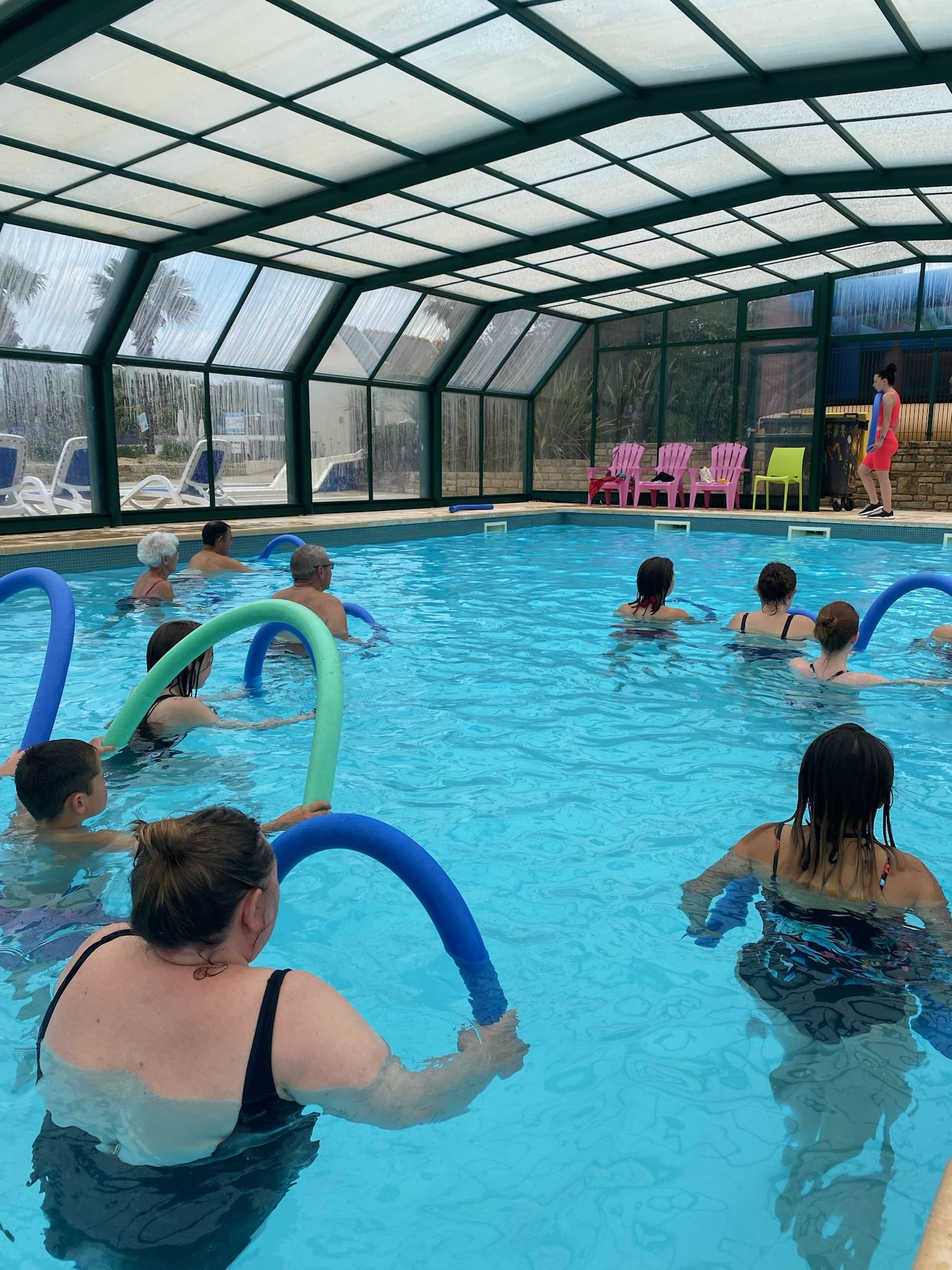 activité aquagym camping bretagne